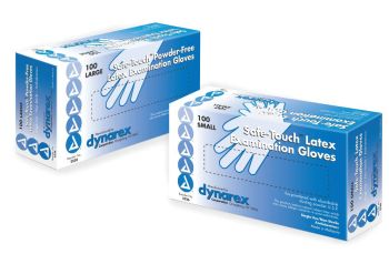 dynarex Safe-Touch Latex Exam Glove