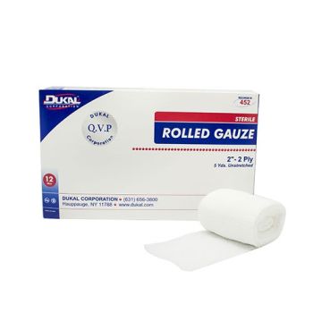 Dukal 100% Woven Cotton Rolled Gauze Sterile