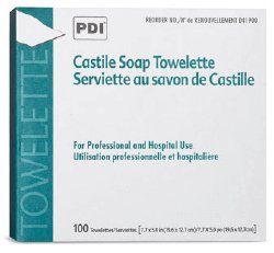 PDI Personal Castille Soap Towelette