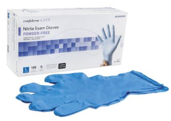 McKesson Confiderm 6.5CX Extended Cuff Chemo Tested Nitrile Exam Glove