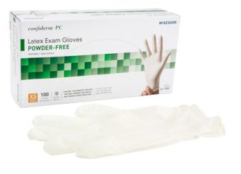 McKesson Confiderm PC Latex Exam Glove Textured