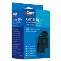 Apex-Carex Black Cane Tips