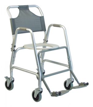 Deluxe Shower Transport Chair w/ Footrests