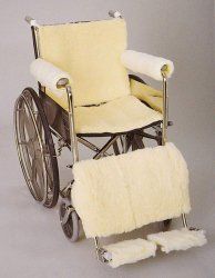 Skil-Care Sheepskin Wheelchair Seat and Back Pad