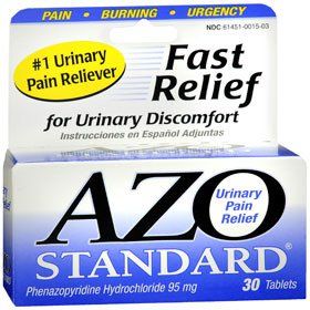 AZO Standard Urinary Pain Relief Tab 30 Ct Box
