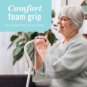 Martha Stewart Collection Offset Canes_Comfort Foam Grip and convenient wrist strap