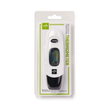 Medline Infrared No-Touch Forehead Thermometer,White/Black