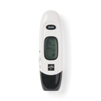 Medline Infrared No-Touch Forehead Thermometer,White/Black