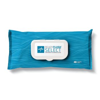 ReadyFlush SELECT Flushable Scented Wipes, 48 Ct, 12 Packs per Case