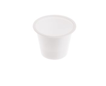 Plastic Souffle Cup,White,0.750 OZ
