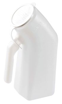 Carex Male Urinal with Cover