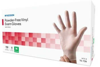 McKesson Clear Vinyl Exam Glove