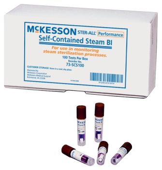McKesson Performance Sterilization Biological Indicator Vial 100 Each / Box