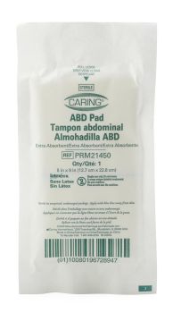 Caring Sterile Abdominal Pads