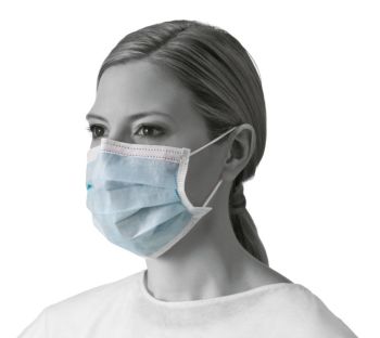 ASTM Level 1 Face Mask with Ear Loops, Blue	