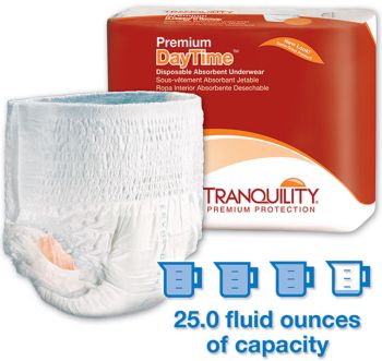 Tranquility Premium DayTime Adult Disposable Absorbent Underwear 