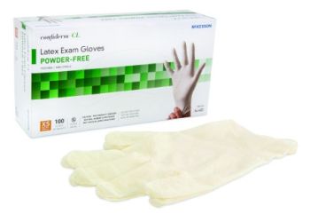 McKesson Confiderm CL Latex Exam Glove Textured X-Small, 100 per Box
