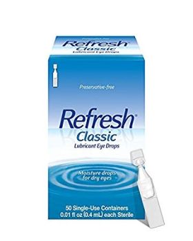 Allergan Refresh Classic Lubricant Eye Drops 50 Single Use Packs