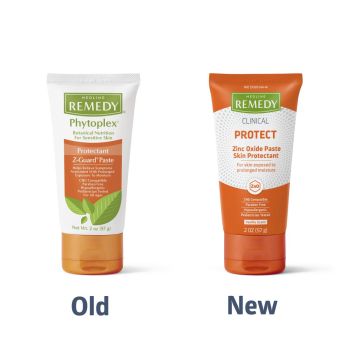 Remedy Clinical Zinc Oxide Paste with Phytoplex old vs new