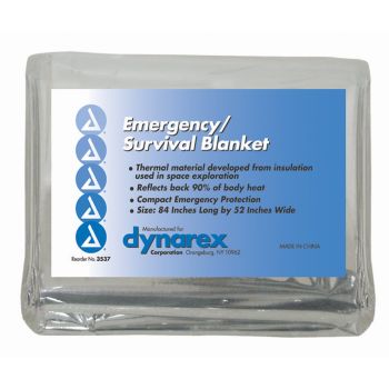 Dynarex Mylar Rescue Blanket, 52 x 84-inch