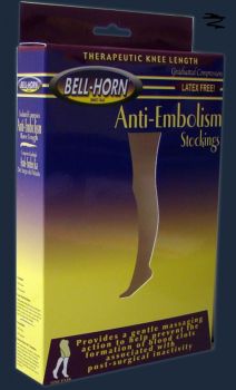 Bell-Horn Anti-embolism Stockings Black