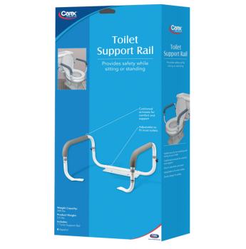 Carex Toilet Support Rail