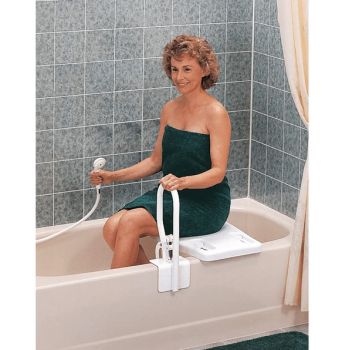 Carex White Bathtub Rail