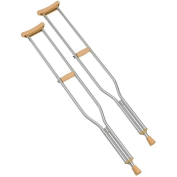 Carex Aluminum Push Button Crutches