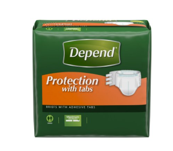 Depend Protection Brief with Tabs Small/Medium 19