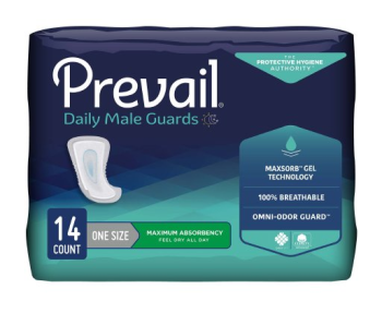 Prevail Male Guards with Adhesive Strip