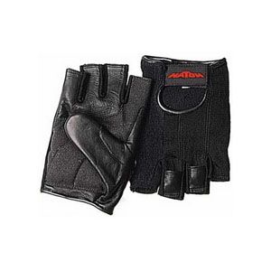 Hatch Para Push Wheelchair Gloves, Large Black Leather