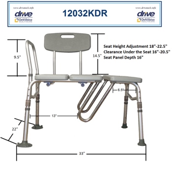 K2 15X25 Shower Bench Overlay