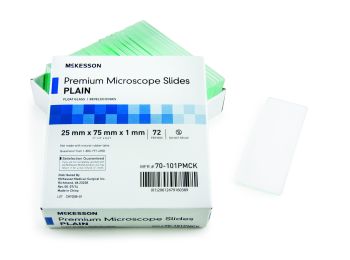 McKesson Premium Microscope Slide 25mm x 75mm x 1mm
