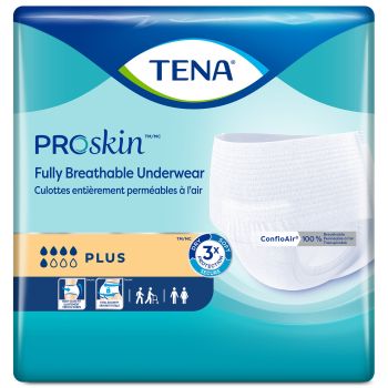 TENA ProSkin Plus Fully Breathable Absorbent Underwear