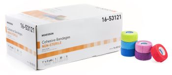 McKesson Cohesive Bandage Color Pack Non-Sterile - Latex Free