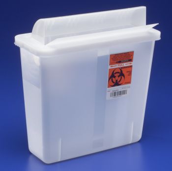 In-Room Multi-purpose Sharps Container Always Open Lid
