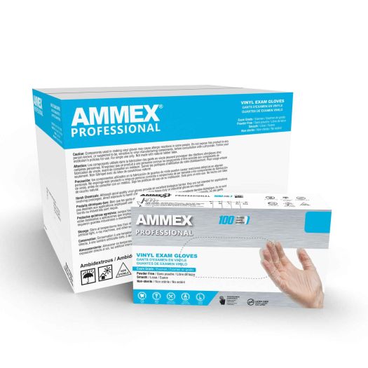 Ammex Professional Vinyl Exam Gloves AvaCare Medical