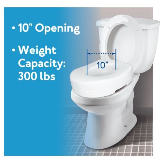 Carex Raised Toilet Seat AvaCare Medical