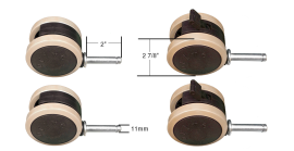 Drive Set of 4 Casters 15044CSET