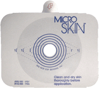 Two Piece System Microskin Adhesive Barrier Cut To Fit