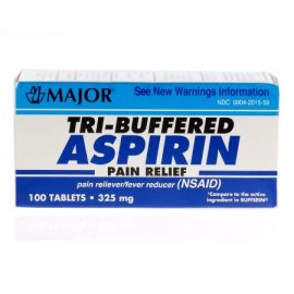 Major Buffered Aspirin 325mg 100 Count