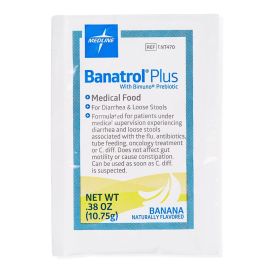 Banatrol Plus with Prebiotic, Bananna Flavor, 10.75 g Packet, Case