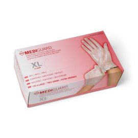 Mediguard Powder-Free Clear Vinyl Exam Gloves