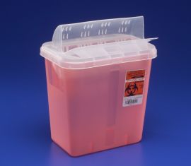 SharpSafety Multi-purpose Sharps Container Horizontal Drop Lid