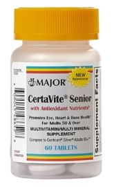 CertaVite Senior Multivitamin Supplement 60 Count Bottle