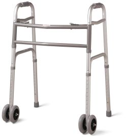 Bariatric Folding Walker with 5" Wheels,Bariatric