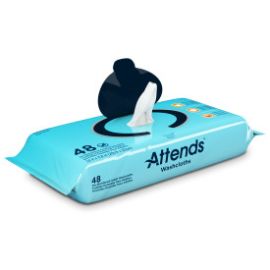 Attends Unscented Washcloths, 8.7" x 12.6"
