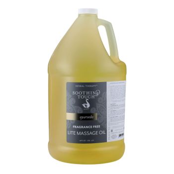 Soothing Touch, Fragrance Free Lite Oil, 1 Gallon