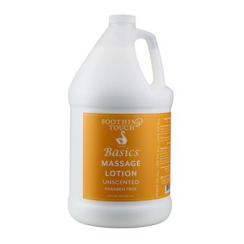 Soothing Touch, Basics Massage Lotion, Unscented, 1 Gallon