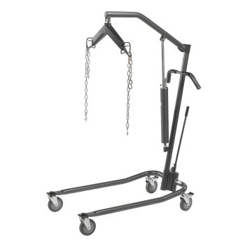Hydraulic Patient Lift with 6-Point Cradle, Silver Vein